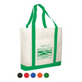 Bags - Non-Woven Two Tone Shopping Tote Bags